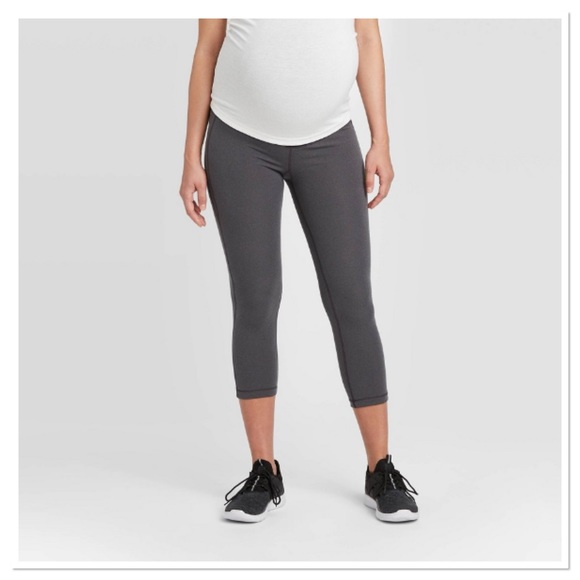 Over Belly Active Capri Maternity Pants Isabel Maternity by Ingrid & Isa… - Picture 1 of 4